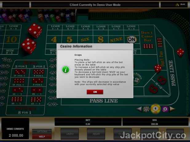 free craps download for pc